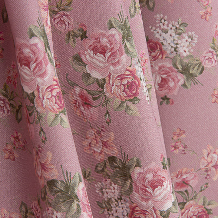 Viyela with Provence Rose Printed Design - Ribes y Casals