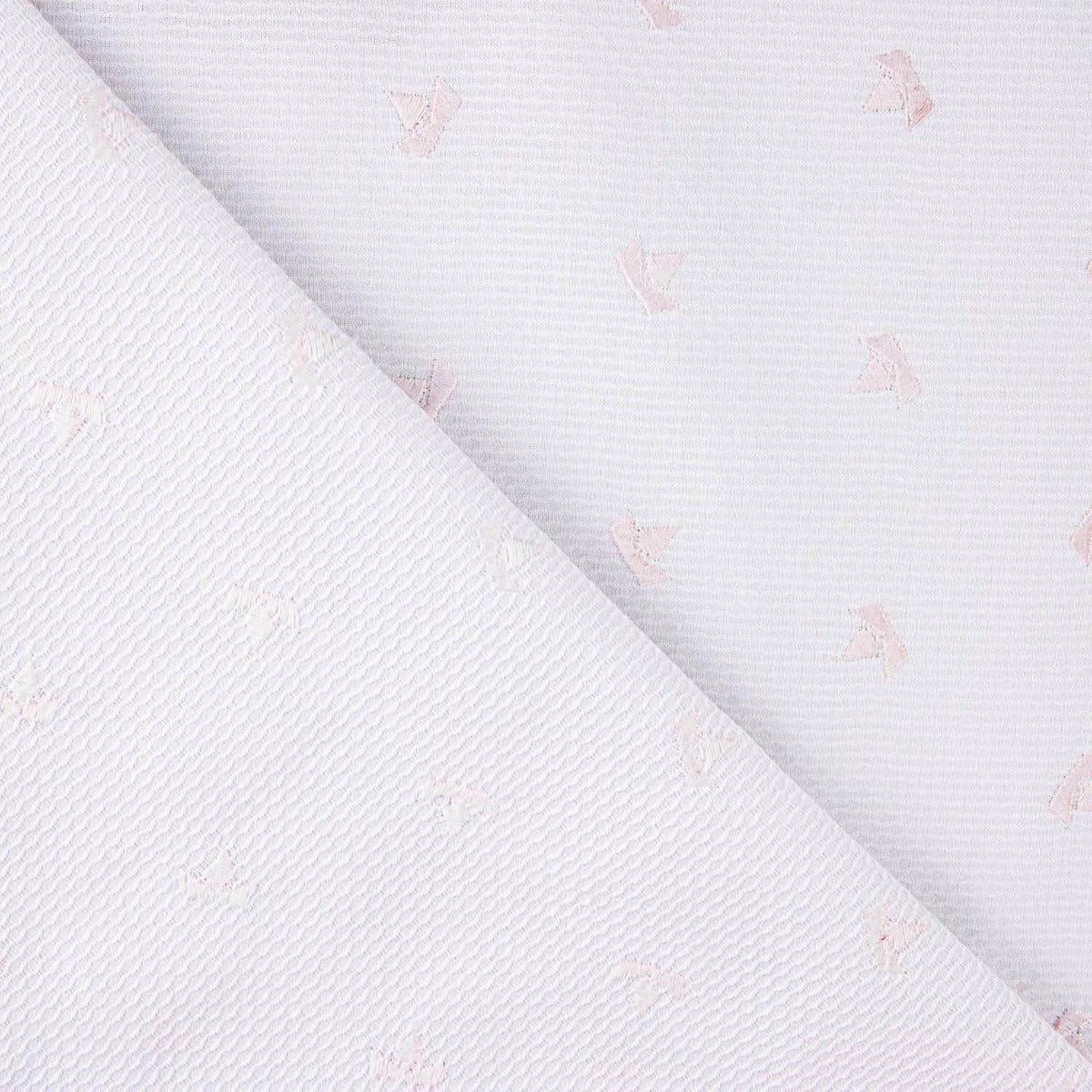 Pink Boat Embroidered Piqué - Ribes y Casals