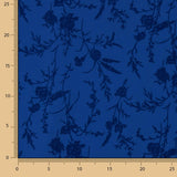 Koshibo Azulina Flocked Flowers Intense Blue - Ribes y Casals