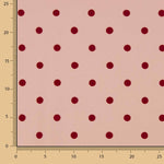 Koshibo Flocked Makeup Maroon - Ribes y Casals