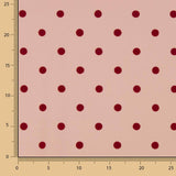 Koshibo Flocked Makeup Maroon - Ribes y Casals