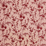 Koshibo Flocked Makeup Maroon Flowers - Ribes y Casals