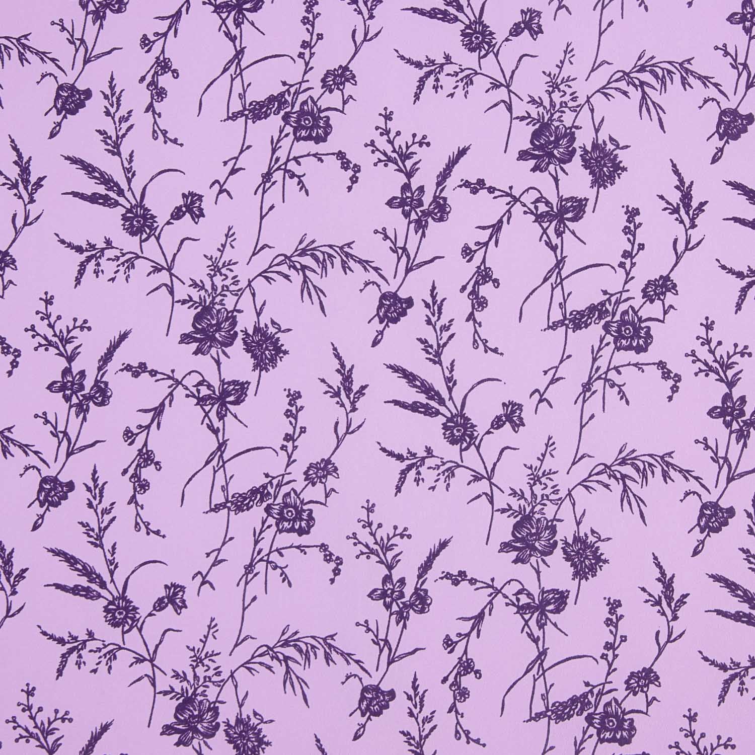 Koshibo Mallow Flocked Intense Lilac Flowers - Ribes y Casals