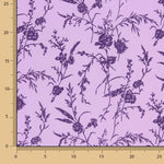 Koshibo Mallow Flocked Intense Lilac Flowers - Ribes y Casals