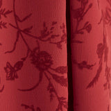Red Koshibo Flocked Red Flowers - Ribes y Casals