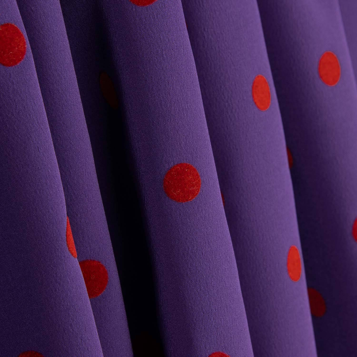 Purple Koshibo with Red Moon Flocking - Ribes y Casals
