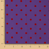 Purple Koshibo with Red Moon Flocking - Ribes y Casals