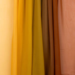 Earth and Mustard Gradient Print Chiffon - Ribes y Casals