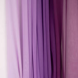 Lavender and Violet Gradient Print Chiffon - Ribes y Casals