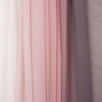 Pink Mauve Gradient Print Chiffon - Ribes y Casals