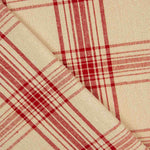 Retal Esterilla Estampada Cuadro Rojo 180x160 cms - Ribes y Casals