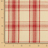 Retal Esterilla Estampada Cuadro Rojo 180x160 cms - Ribes y Casals