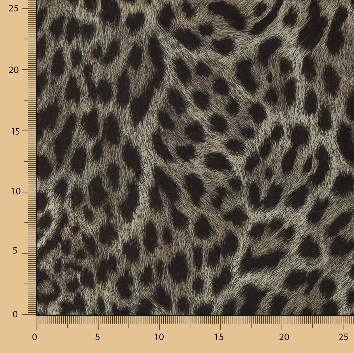 Flat Polyester Fabric – Leopard Print (Green) - Ribes y Casals