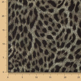 Flat Polyester Fabric – Leopard Print (Green) - Ribes y Casals