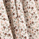 Cotton Muslin Delicate Flowers Light Background - Ribes y Casals