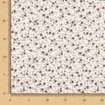 Cotton Muslin Delicate Flowers Light Background - Ribes y Casals