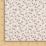Cotton Muslin Delicate Flowers Light Background - Ribes y Casals