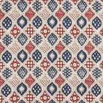 Retal Popelín Estampado Granada Azul 85x145 cms - Ribes y Casals