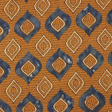 Ikat-printed indigo cotton voile - Ribes y Casals