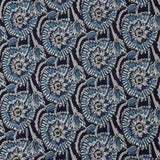 Indigo Night Floral Print Cotton Voile - Ribes y Casals