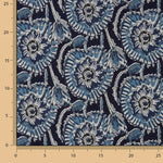 Indigo Night Floral Print Cotton Voile - Ribes y Casals