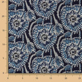 Indigo Night Floral Print Cotton Voile - Ribes y Casals