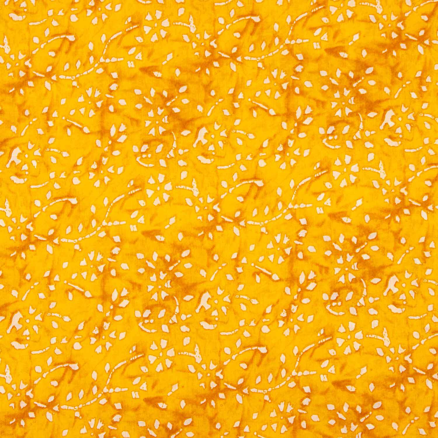 Yellow Sun Printed Cotton Voile - Ribes y Casals