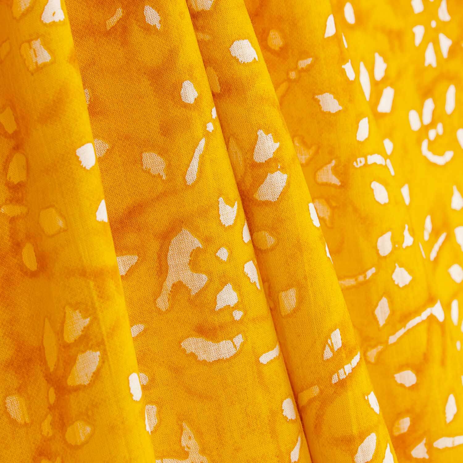 Yellow Sun Printed Cotton Voile - Ribes y Casals