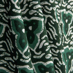 Organic Green Tribal Print Cotton Voile - Ribes y Casals