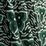 Organic Green Tribal Print Cotton Voile - Ribes y Casals