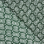 Green Botanical Seed Print Cotton Voile - Ribes y Casals