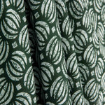 Green Botanical Seed Print Cotton Voile - Ribes y Casals