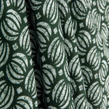 Green Botanical Seed Print Cotton Voile - Ribes y Casals