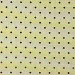 Green Flocked Cotton with Green Polka Dots - Ribes y Casals