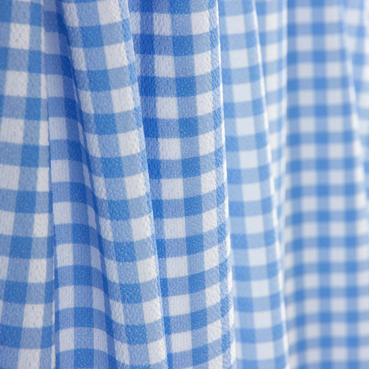 Vichy Crepe Blue and White - Ribes y Casals