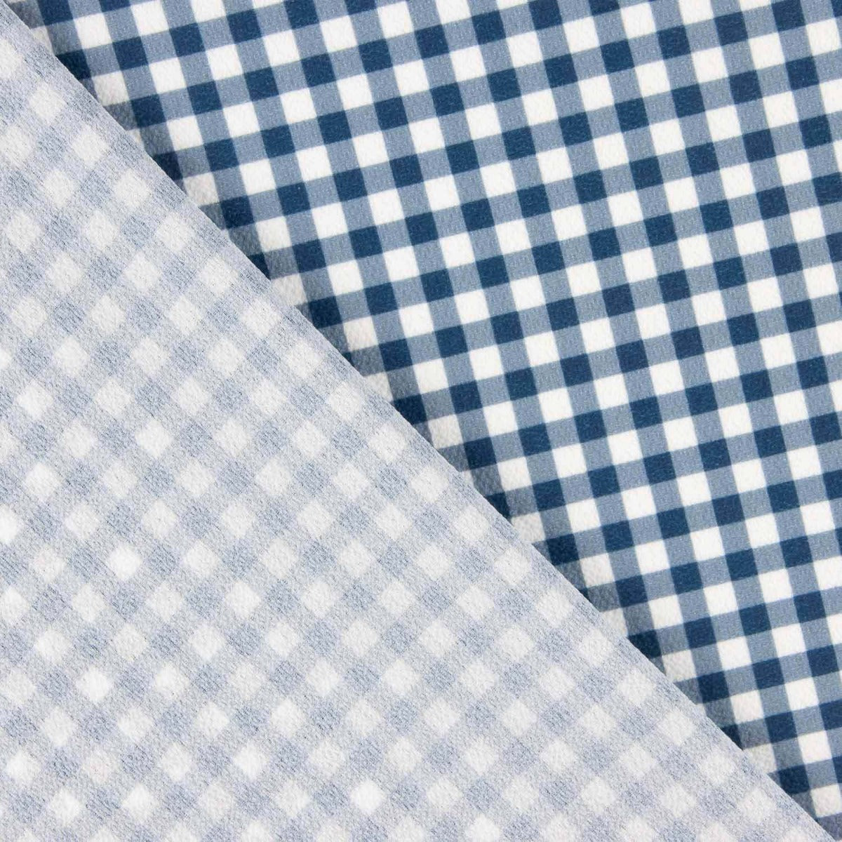 Vichy Crepe Navy and White - Ribes y Casals