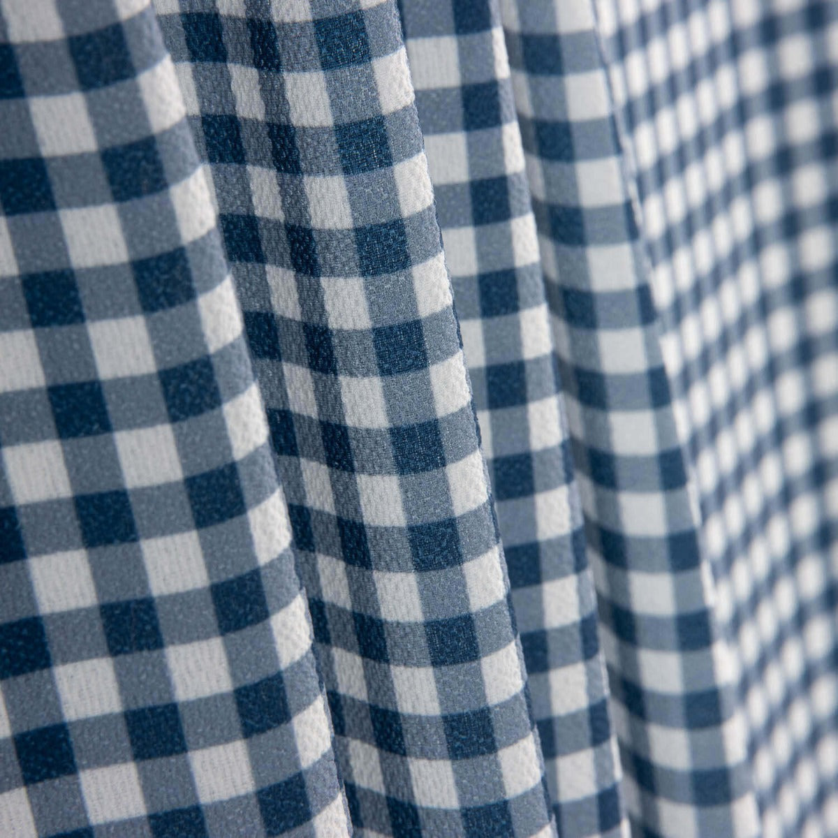 Vichy Crepe Navy and White - Ribes y Casals