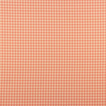 Vichy Crepe Orange and Coral - Ribes y Casals