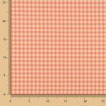 Vichy Crepe Orange and Coral - Ribes y Casals