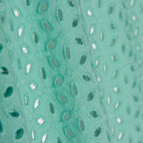 Swiss Embroidery Petals Aqua Green - Ribes y Casals