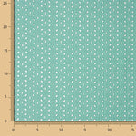 Swiss Embroidery Petals Aqua Green - Ribes y Casals