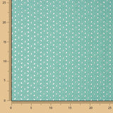 Swiss Embroidery Petals Aqua Green - Ribes y Casals