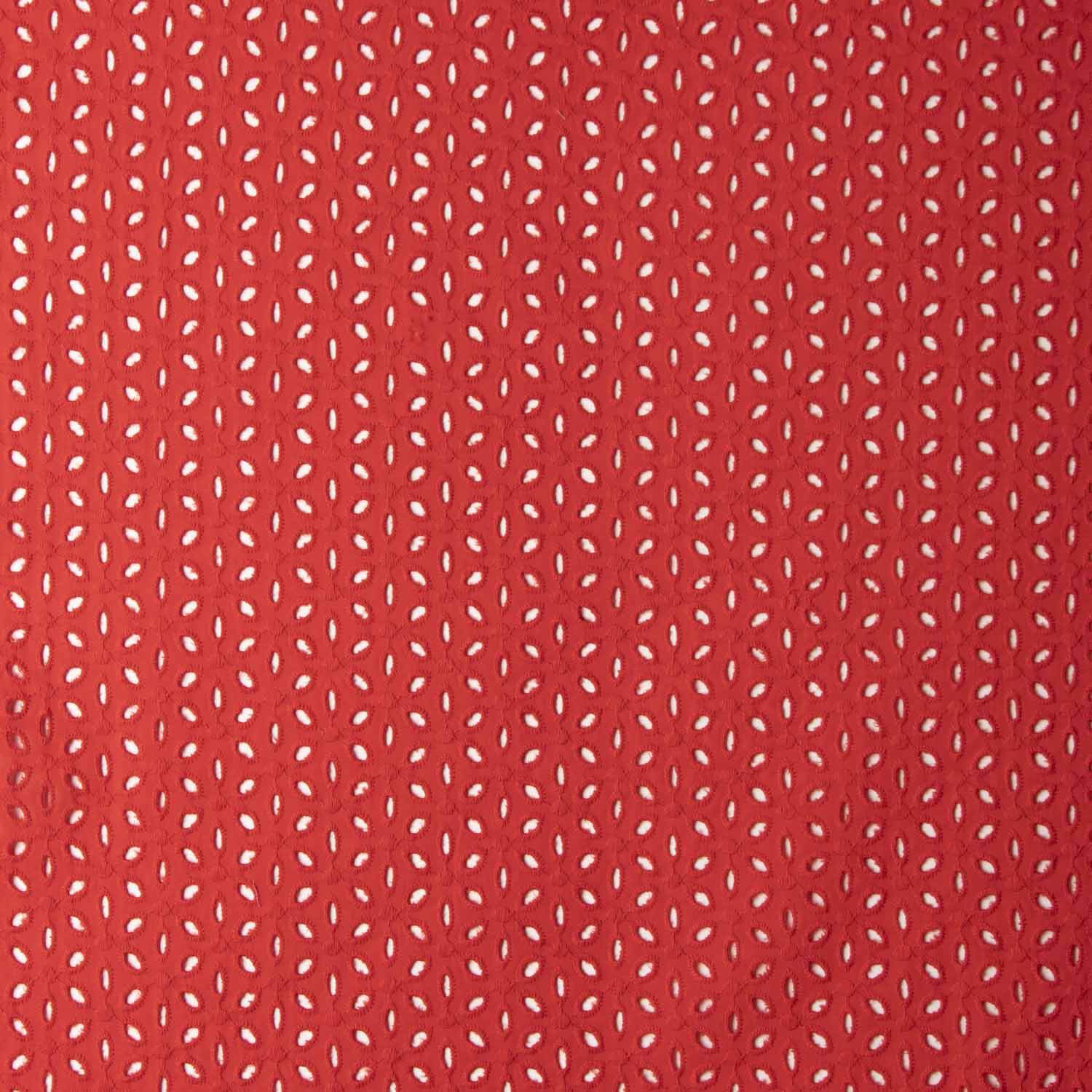 Swiss Embroidery Petals Red - Ribes y Casals