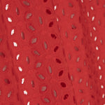 Swiss Embroidery Petals Red - Ribes y Casals