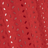 Swiss Embroidery Petals Red - Ribes y Casals