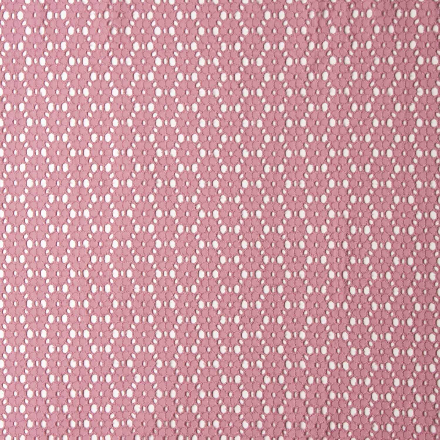 Swiss Embroidery Pink Daisy Stick - Ribes y Casals