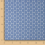 Swiss Embroidery Blue Daisy Dark Denim - Ribes y Casals