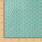 Swiss Embroidery Water Green Daisy - Ribes y Casals