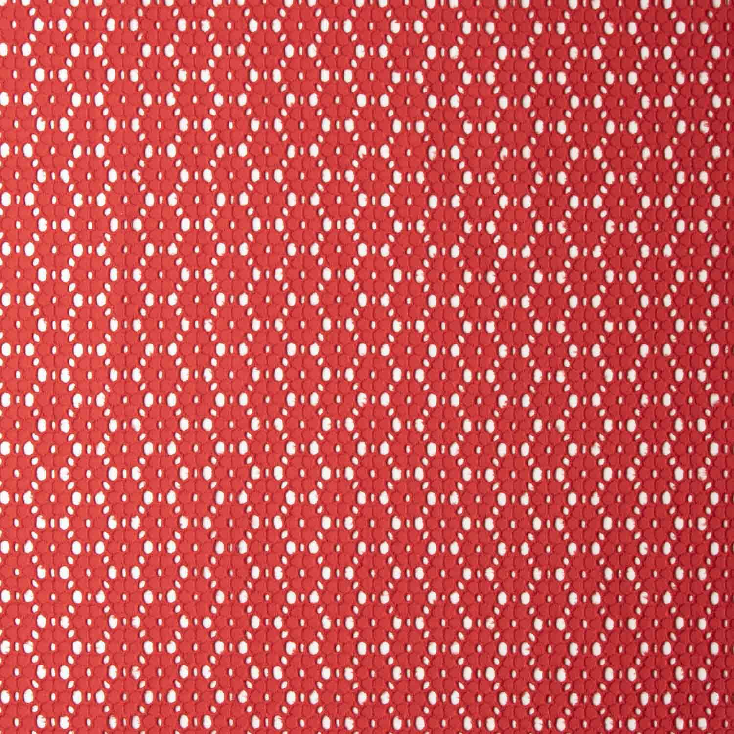 Swiss Embroidery Red Daisy - Ribes y Casals