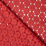 Swiss Embroidery Red Daisy - Ribes y Casals